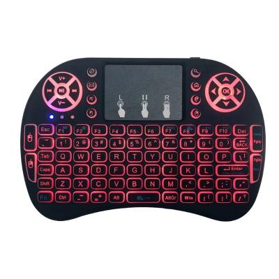 China 2020 Hot Selling Wireless I8 2.4G Mini Wireless Keyboard with Touchpad 2.4G Air i8 Wireless Fly Mouse for sale