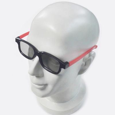 China Real D Customized Promotional Cinemas Passive 3D Glasses Disposable for sale