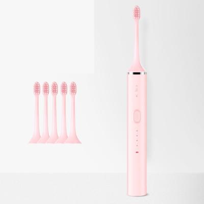 China 5 Heads Sonic Electric Vibrating Toothbrush Brush with 4Modes, 252*26*26mm Rechargeable for sale