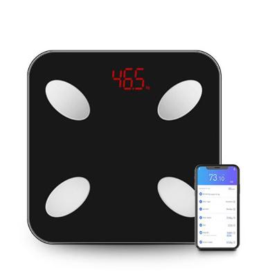 China Bluetooth Measuring Scales Home Electronic Accurate Body Scale Fat Scale Smart Scale 28CM Middle for sale