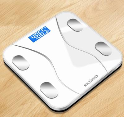 China Bathroom Scales OEM Free Smart Scale Digital Personal Bathroom Scale With Screen Body BMI Heart Rate Scale Welland New Original Indoor VA for sale