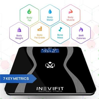 China Highly Accurate Business Digital Bathroom Body Composition Analyzer, Measures Weigh, Body Fat, Water, Muscle for sale