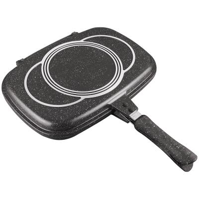 China Durable Cheap Die Cast Nonstick Aluminum Alloy Grill Pan With Induction Bottom for sale