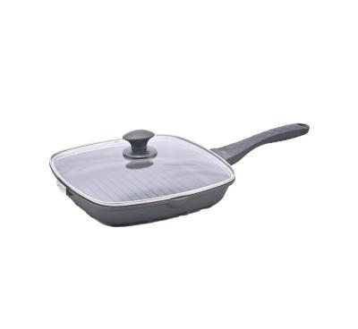 China 2021 Home Kitchen Tool Non Stick Grill Pan Minimalist Grill Pan Aluminum Cooking Tools Grill Home Pan New for sale