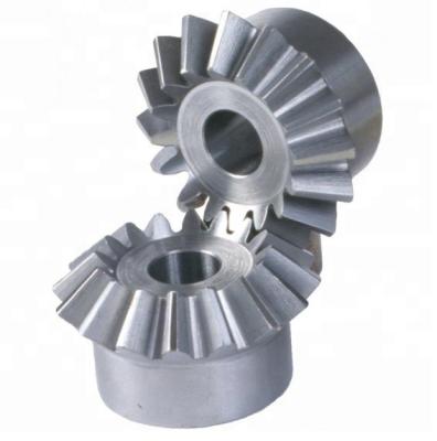 China Factory Custom Machining Small Steel Material Straight Spiral Bevel Gear Set for sale