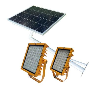 China LANDSCAPE led lighting IP66 solar floodlight 10W 50W 100W explosion proof solar floodlight for sale