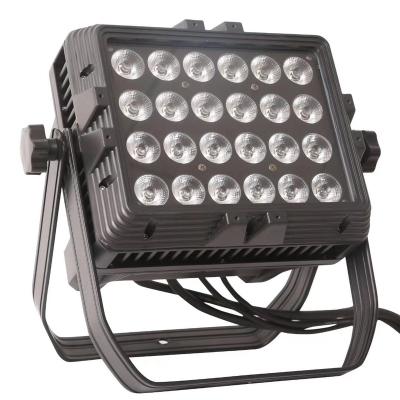 China Theme Park 180W LED Flood PAR Light, RGBW 4in1/RGBWA 5in1/RGBWA UV Waterproof 6in1 Square Led Stage Light for sale