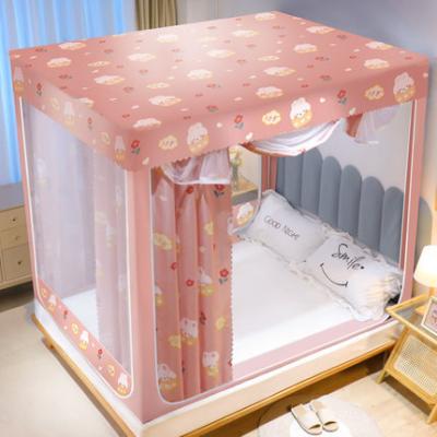 China High Quality Home Square Radiation Protection Triple Door Mosquito Net for sale