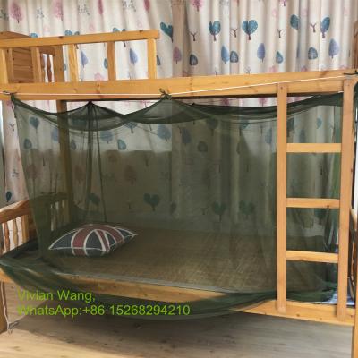 China Insecticide Treated Olive Green Mosquito Net Army Mosquito Net Camping Use Military Wholesale For Rectangular Nets Can Be Treated for sale