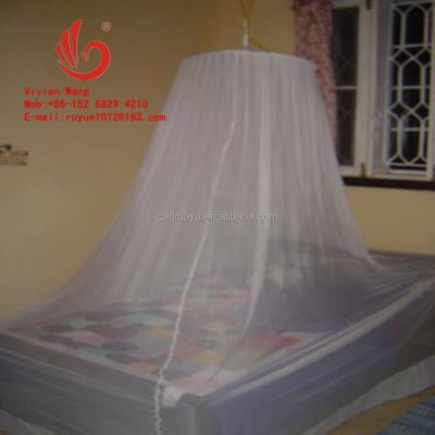 China China Wholesale 100% Folded Conical Treated Polyester Circular Hanging Mosquito Net for sale