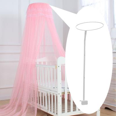 China Portable Folded Canopy Newborn Infants Mesh Dome Bedroom Curtain Nets Summer Mosquito Net Baby Bed Canopy Supplies for sale