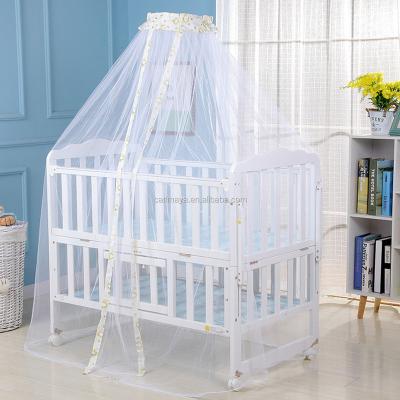 China Folded Round Bedding Dome Tent Room Decor Crib Making Tent Children Push In Canopy Bedspread Mosquito Net Curtain for sale