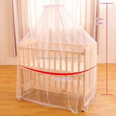 China Folded Crib Mosquito Net Summer Netting Protector Kids Baby Crib Mosquito Net for Newborn Infants Crib for sale