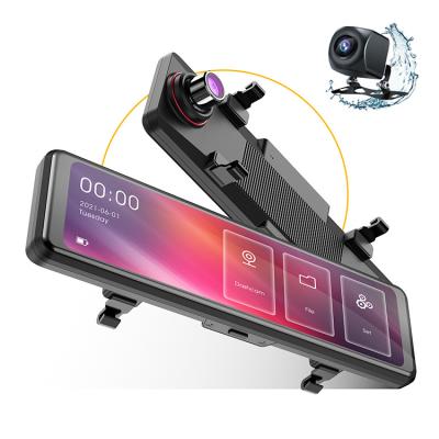 China NIGHT VISION 10.88 Inch Full Hd Rearvire 1080P Touch Screen Mirror Camera Car Dvr Dash Cam With Rear Camera for sale