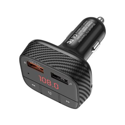 China Car Charger MP3 Car Player Fast Charging FM Transmitter Handsfree BT Dual USB Port for sale