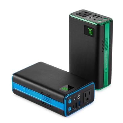 China AC 22V Fast Charge Support Dual USB Port 32000mAh Lithium Battery Portable Power Bank Station for sale