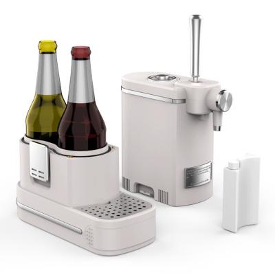 China One Touch Viable Hot Luxury Aerator Dual Vending Beer Foam Machine Dispenser for sale