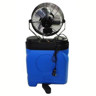 China OEM&ODM Garden Project Stand 100L Water Tank Mist Cooling System Mister With Electric Fan For Outdoor Patio for sale