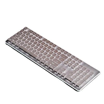 China Ultrathin 2.4G wireless keyboard 104 keys ultrathin 2.4G wireless keyboard mute waterproof game keyboard with dazzling lighting for Wins&Mac for sale