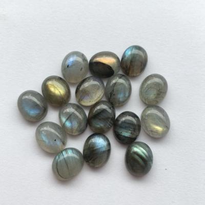 China Jewelry Making Factory Outlet Hot Sale Oval Shape Labradorite Loose Gemstone Nature Artware For Jewelry for sale