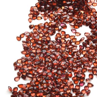 China Nature Garnet Best Quality Rose Cut Polishing Raw Red Gemstone From GuangZhou Jewelry Company for sale