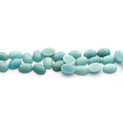 China Amazonite Gemstone Loose Nature Amazonite Gemstone Cabochon 13x18mm Blue Polishing Amazonite For Diy Jewelry for sale