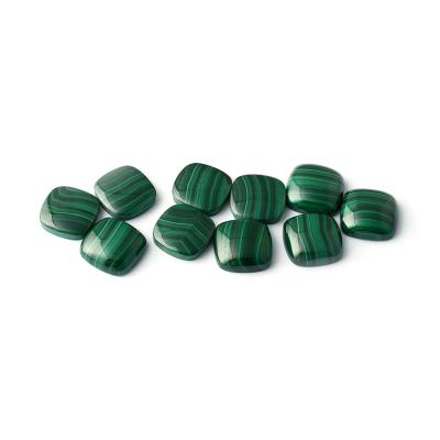 China Nature Good Malachite Sphere Cabochon Stripe Price Green Rough Polishing Malachite for sale