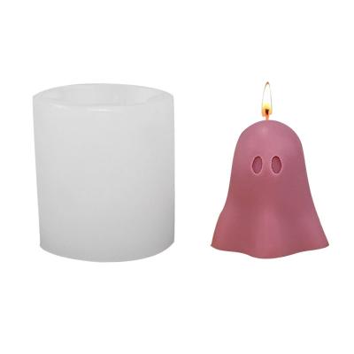 China New Viable Border Ghost Perfume Candle Silicone Mold DIY Fragrance Handless Handmade Plaster With Hand Gift Ghost Candle Mold for sale