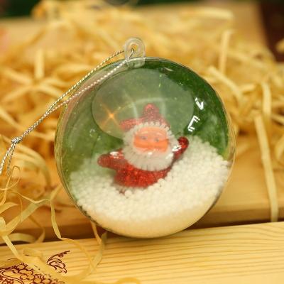 China Good Quality Durable 8cm Pendant 8cm Children's Toy Plastic Decoration Tree Christmas Ball Ornament 6cm 7cm for sale