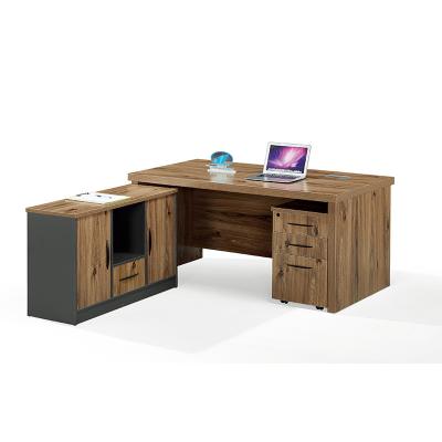 China Convertible High End Commercial Furniture Design Office Furniture Unique Modern Wooden Executive Office Table for sale