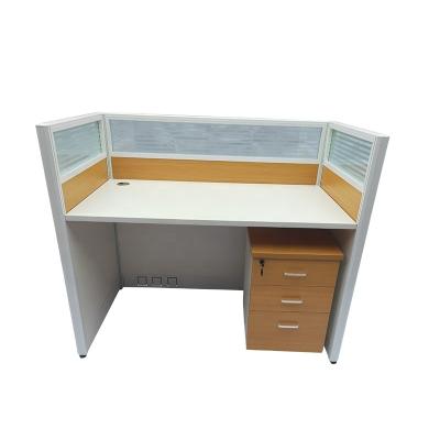 China Hot Sale Modern Simple Wooden Office Furniture Modern 1/2/4/6 Seat Table Desk Screen Workstation Partition for sale