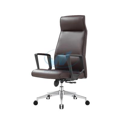 China (Height) China Manufacture Adjustable Executive Chairs Leather Swivel Executive Desk Chairs For Office for sale