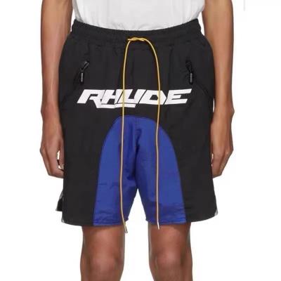 China RHUDE Pungent Anti-wrinkle Casual Drawstring Shorts High Street Quick-Dry Sports Fitness Basketball Luxury Loose Pants For Me for sale