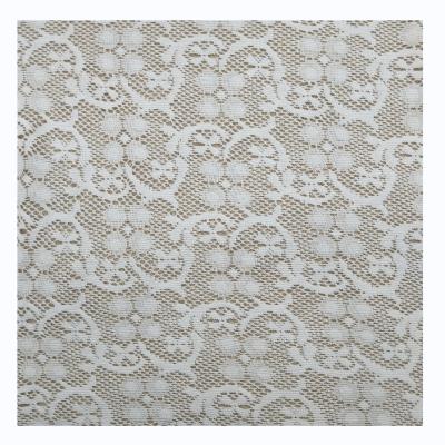 China New Sexy White Flower Sexy Pattern Mesh Women Knitting Lace Fabric For Wedding for sale