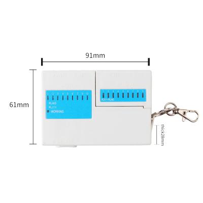 China Project Manufacturer Wholesale Customization LAN Cable Tester Networking Tool LAN Network Cable Tester Network Cable Tester White Network Repair for sale