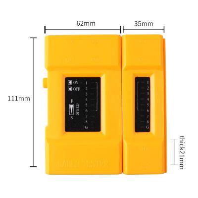 China Project Factory Speed ​​Network Cable Tester Wholesale Infinitely Variable Telephone Line Tester Network Telecommunication Network Dual Function Expert Tester for sale