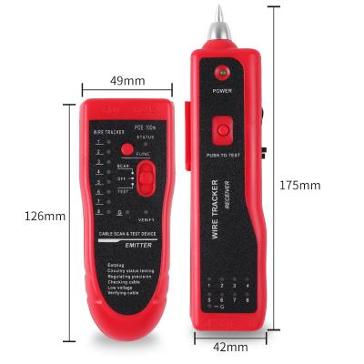 China Red cable wholesale hot multifunctional tester network purchasing computer network circuit engineering factory customization line finder for sale