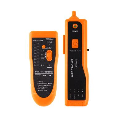 China Wholesale Lan Network Cable Wire Tracker Detector Telecommunication Network Line Finder Telephone Line Tester Ethernet Project Factory Customization Yellow for sale