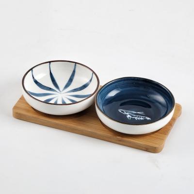 China Sustainable Hot Sale Round Porcelain Custom Snack And Dessert Dishes for sale