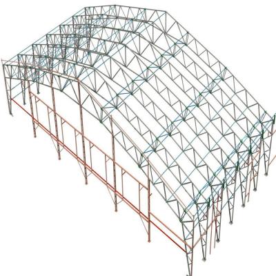 China Industrial Prefab Steel Structure Warehouse Large Span Space Steel Frame Structure Warehouse for sale