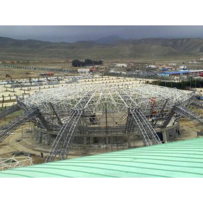 China Prefab Stadium Steel Structure Football Stadium / Football Stadium Steel for sale