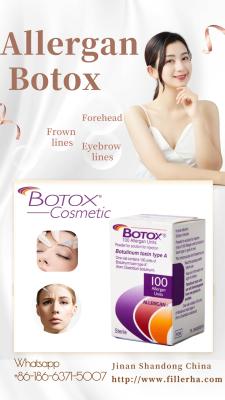 China 1*100IU Vials Botox Allergan Type A Powder  for Injection Forehead lines Allergan Botox 100units for sale