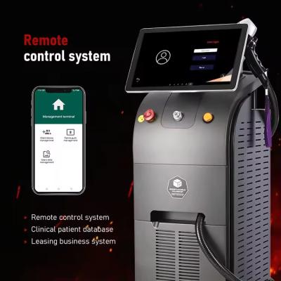 China Máquina de remoção de pelos por laser a diodo OEM 755 808 1064nm Máquina de remoção de cabelo por laser a diodo 1200w à venda