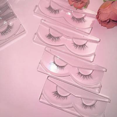 China Clean Light Cruelty Free Private Label Mink Lashes Natural 100% Brand Siberian Mink Strip Eyelash for sale