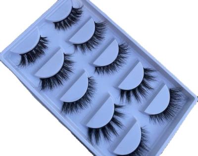 China 2023 New Style Bulk Strips Mink Lashes Natural Light Natural False Eyelash 10pairs 10pairs for sale