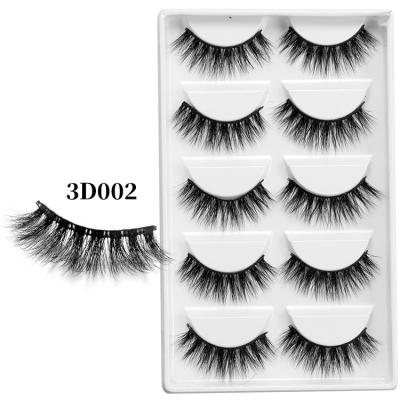 China Light Hot Selling 5 Pairs Lashes False Eyelashes Multipack Natural Must Natural Eyelashes Private Label for sale