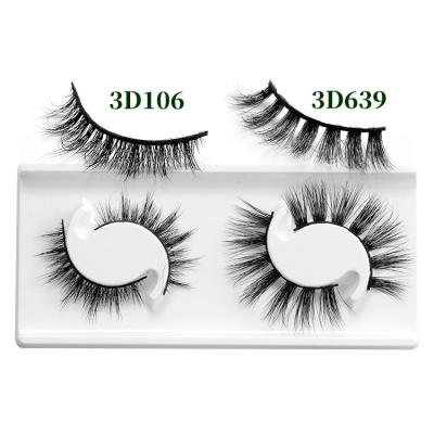 China 2023 light weight 3d eyelashes mink full of natural eyelashes hot natural natural eyelashes for sale