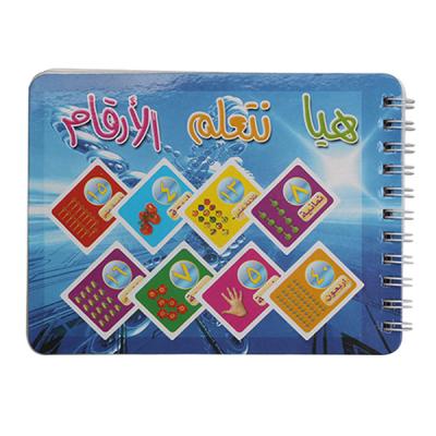 China Arabic Learning Toys Kids Toys Preschool Number Learning Book Paper Arabic Learning Toys for sale