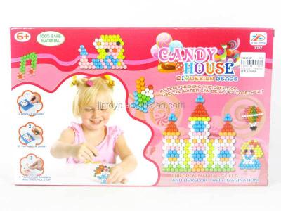 China Toy New Design Candy House building bead block,DIY toys for wholesale,puzzle toys for children,DC029727 for sale