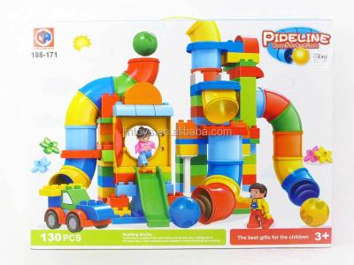 China Educational Building Toy pipeline building block(130pcs), brick toys for wholesale, block toys for kids, DC031297 for sale